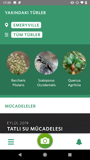 iNaturalist tarafından Seek ekran görüntüsü