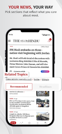 The Hindu: India & World News ekran görüntüsü