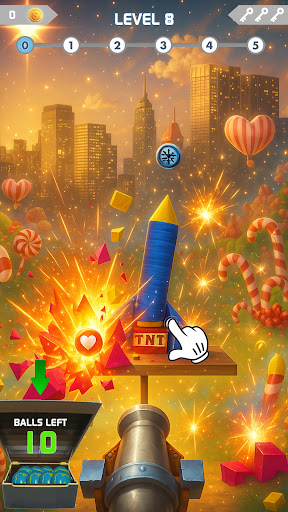 Cannon Ball 3D: Tower Crash ekran görüntüsü