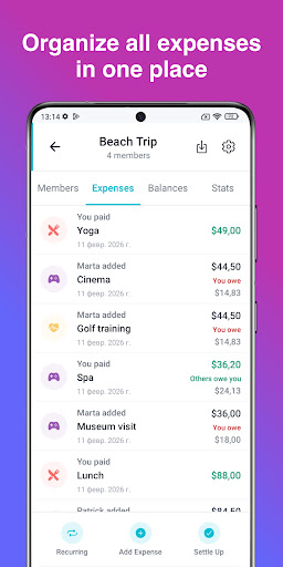 ShareCost: Bill Splitter ekran görüntüsü