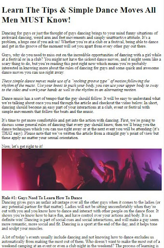 How to Do Club Dancing Moves ekran görüntüsü