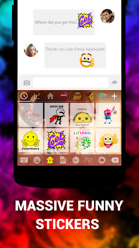 Cute Emoji Keyboard Premium ekran görüntüsü