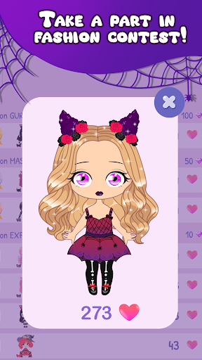 Creepy Gothic Girl Dress Up ekran görüntüsü