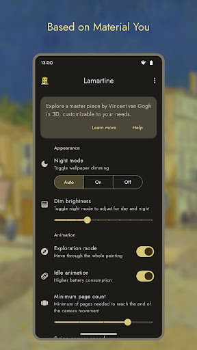 Lamartine: Live Wallpaper ekran görüntüsü