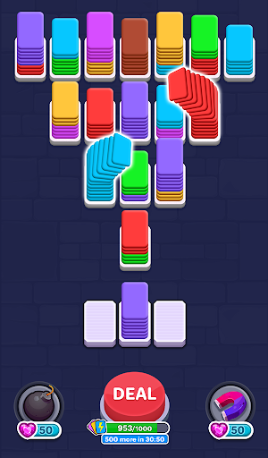 Card Shuffle: Color Sorting 3D ekran görüntüsü