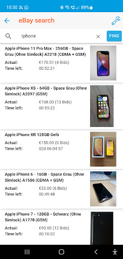 eBay için Bietomat Sniper ekran görüntüsü