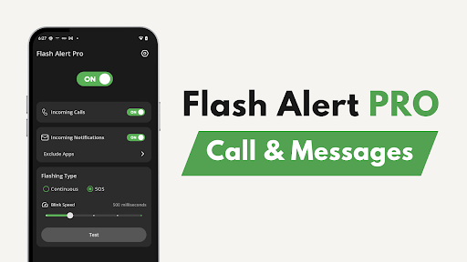 Flash Alert Pro - Calls & Sms ekran görüntüsü