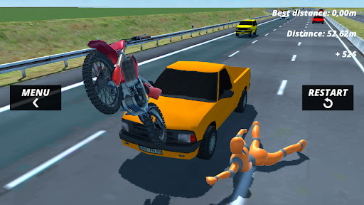 Motorcycle Ragdoll Fall ekran görüntüsü