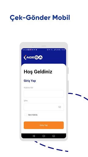 AgeSA ÇekGönder ekran görüntüsü