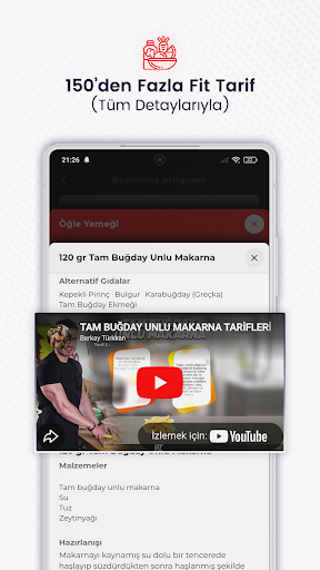 Berkay Türkkan Fitness ekran görüntüsü