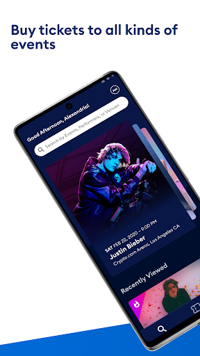 AXS Tickets ekran görüntüsü