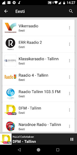 Estonian Radio Stations ekran görüntüsü