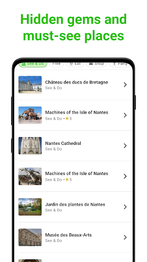 Nantes Tour Guide:SmartGuide ekran görüntüsü