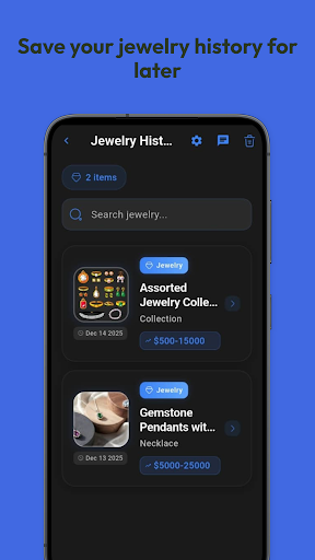 Jewerly Identifier - RubyScan ekran görüntüsü