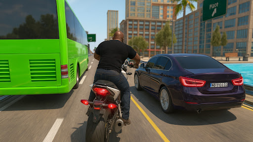 City Traffic Moto Rider ekran görüntüsü