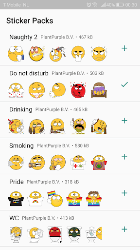 Emojidom yetişkin çıkartmaları ekran görüntüsü