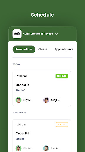 Avid Functional Fitness ekran görüntüsü