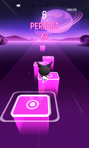 Tiles Music Kuromi Hop Sanrio ekran görüntüsü