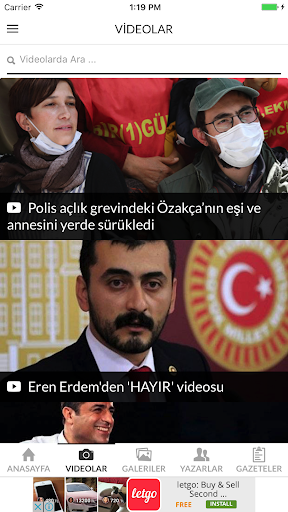 Demokrat Haber ekran görüntüsü