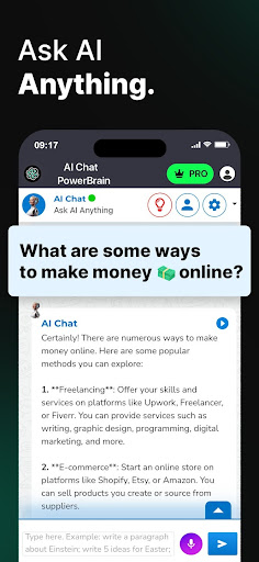 AI Chat App - AI Chat bot ekran görüntüsü