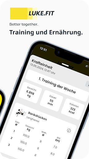 LUKE.FIT ekran görüntüsü