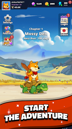Shiba Story Go! RPG Idle Game ekran görüntüsü