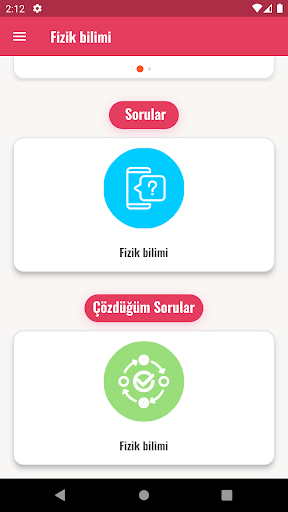 Dersler Cepte ekran görüntüsü