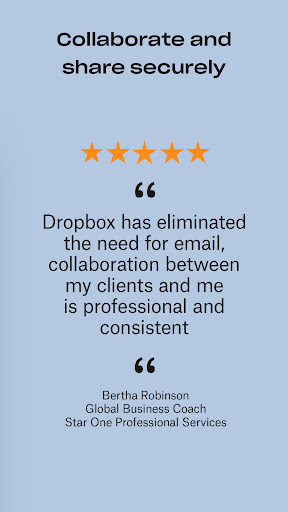 Dropbox: Files & Cloud Storage ekran görüntüsü