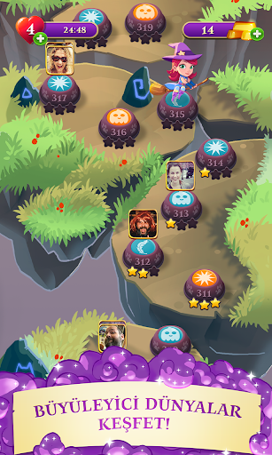Bubble Witch 3 Saga ekran görüntüsü