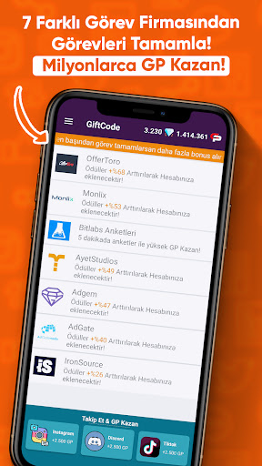 GiftCode - Oyun Kodları Kazan ekran görüntüsü