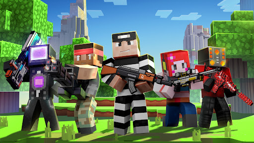 Cops N Robbers:Pixel Craft Gun ekran görüntüsü