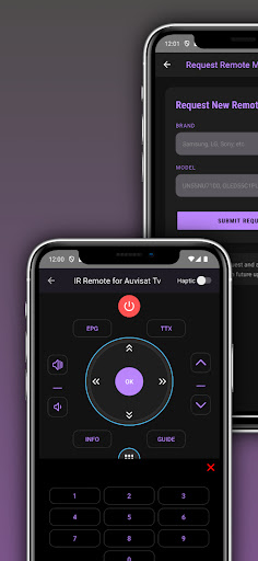 Remote for Auvisat tv ekran görüntüsü