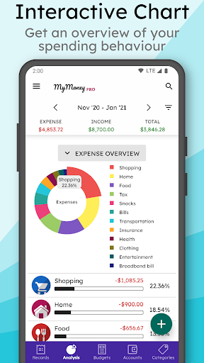 MyMoney Pro - Expense & Budget ekran görüntüsü