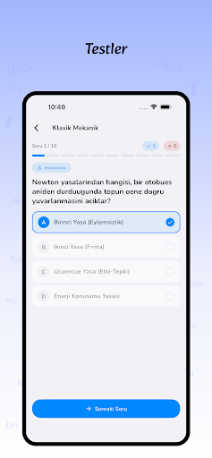 Fizik Ai: Ödev Çözücü ekran görüntüsü