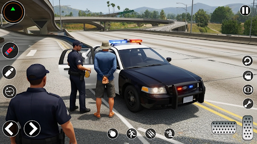 Police Car Chase Cop Sim Games ekran görüntüsü