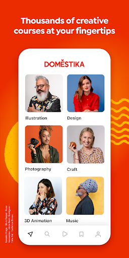 Domestika - Online courses ekran görüntüsü