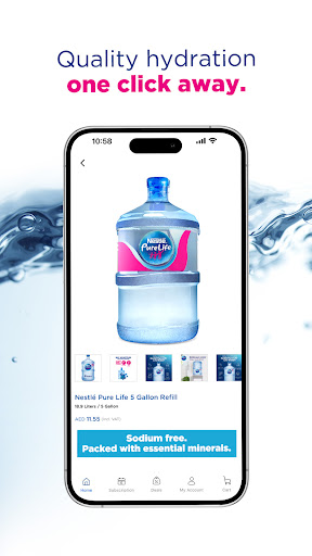 Nestlé Waters ekran görüntüsü