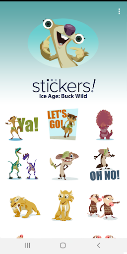 Ice Age Stickers ekran görüntüsü