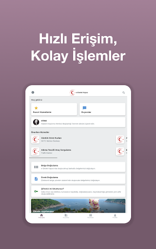KKTC e-Devlet ekran görüntüsü