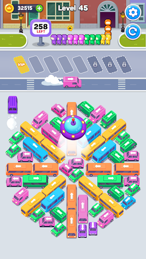 Bus Go: Color Car Sort Puzzle ekran görüntüsü