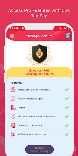 2020AppLock ekran görüntüsü