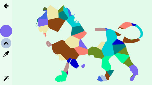 3P Animal Painting Puzzle ekran görüntüsü