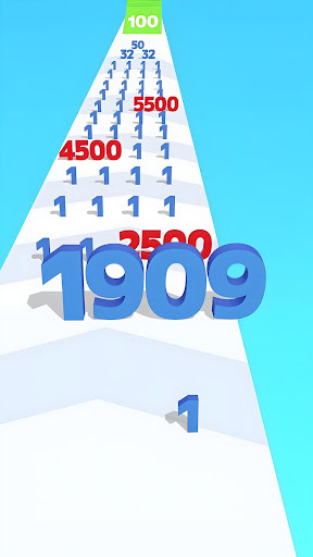 Numbers Run Merge Challenge ekran görüntüsü