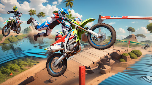 Motocross Bike Racing Game ekran görüntüsü