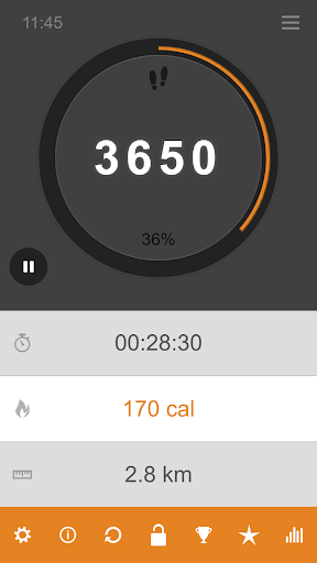 365 Pedometer ekran görüntüsü