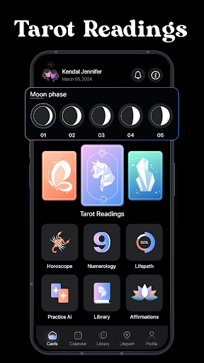 Expression Tarot Spiritual App ekran görüntüsü