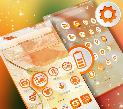 Feather Light Launcher Theme ekran görüntüsü
