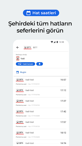 Moovit: Toplu Taşıma Rehberi ekran görüntüsü