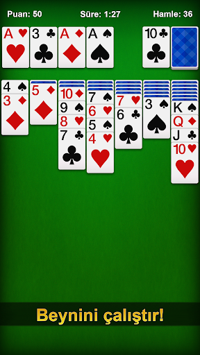 Solitaire - Türkçe ekran görüntüsü