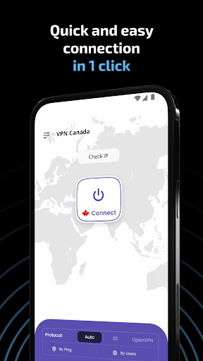 VPN Canada - get Canadian IP ekran görüntüsü